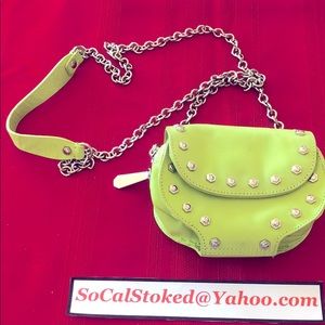 Lime green purse